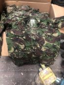 10 x DPM CAMOUFLAGE JACKETS, GRADE 1 VARIOUS SIZES *NO VAT*