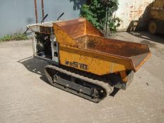 YAMAGUCHI WB510 TRACKED BARROW, 300kg CAPACITY, IN WOKRING ORDER, HONDA PETROL ENGINE *PLUS VAT*