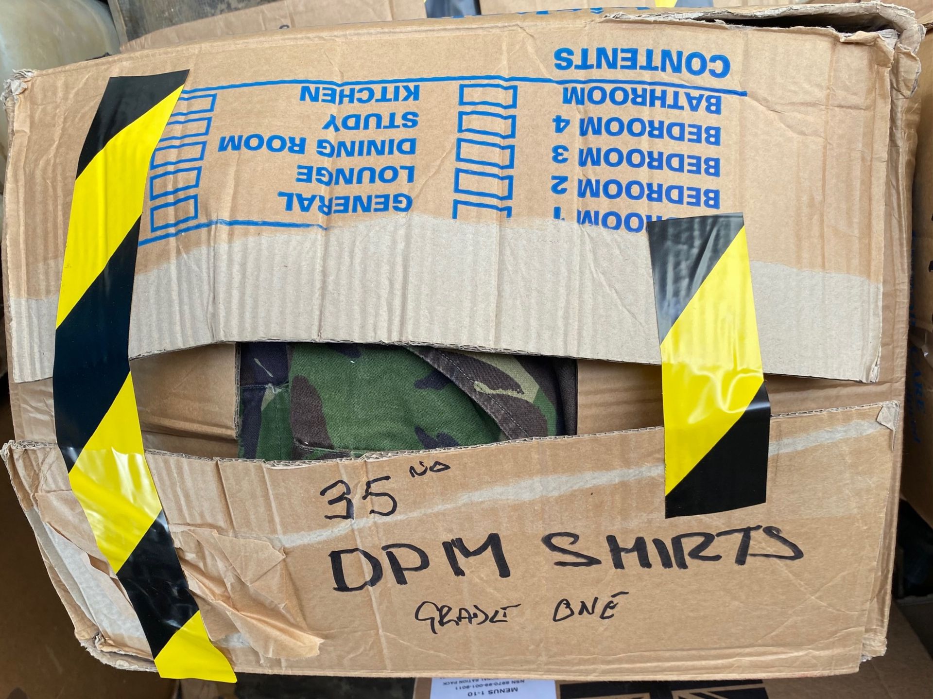 35 x DPM CAMOUFLAGE SHIRTS, GRADE 1 VARIOUS SIZES *NO VAT* - Image 2 of 2