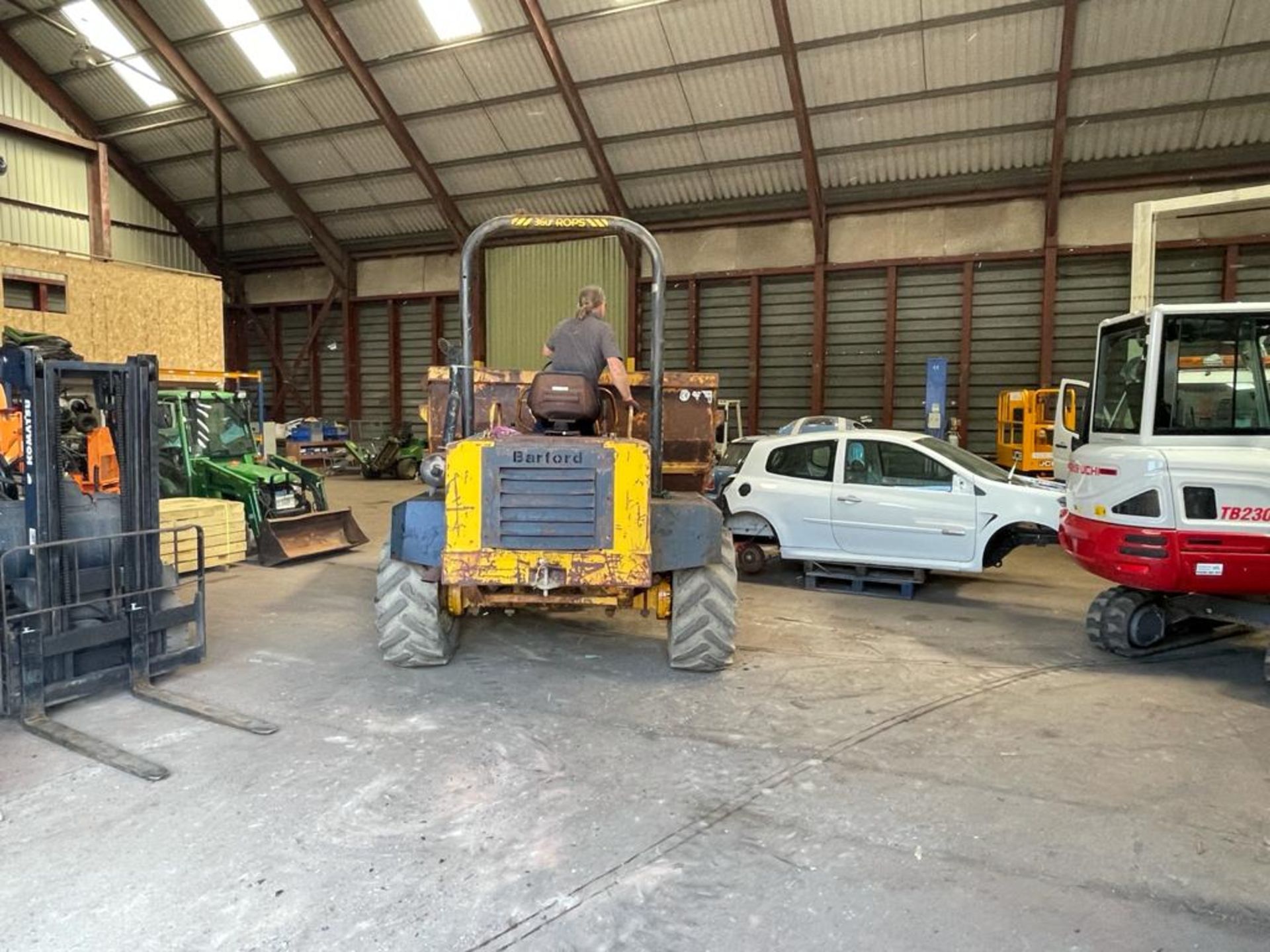 BARFORD SX7000 4x4 DUMPER, GOOD WORKING ORDER, HUGE 7 TON, 3640 HOURS *PLUS VAT* - Image 4 of 15