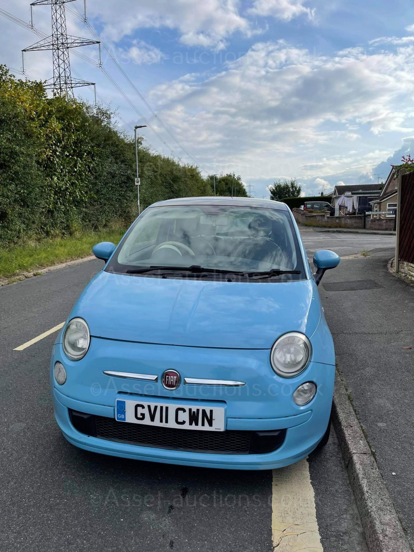 2011 FIAT 500 LOUNGE BLUE HATCHBACK, SHOWING 66K MILES, TWN AIR START/STOP MODEL *NO VAT* - Image 3 of 17