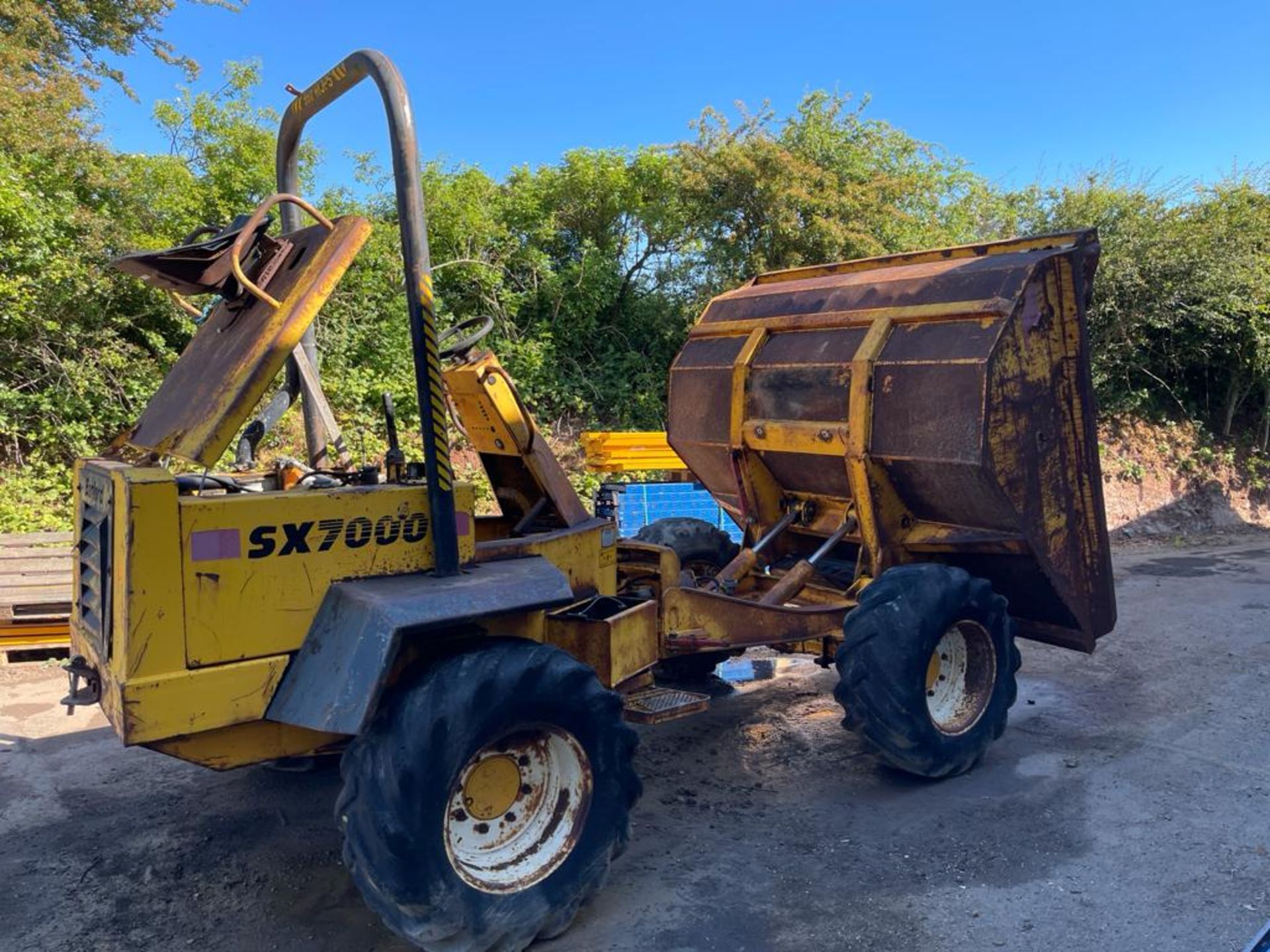 BARFORD SX7000 4x4 DUMPER, GOOD WORKING ORDER, HUGE 7 TON, 3640 HOURS *PLUS VAT* - Image 6 of 15