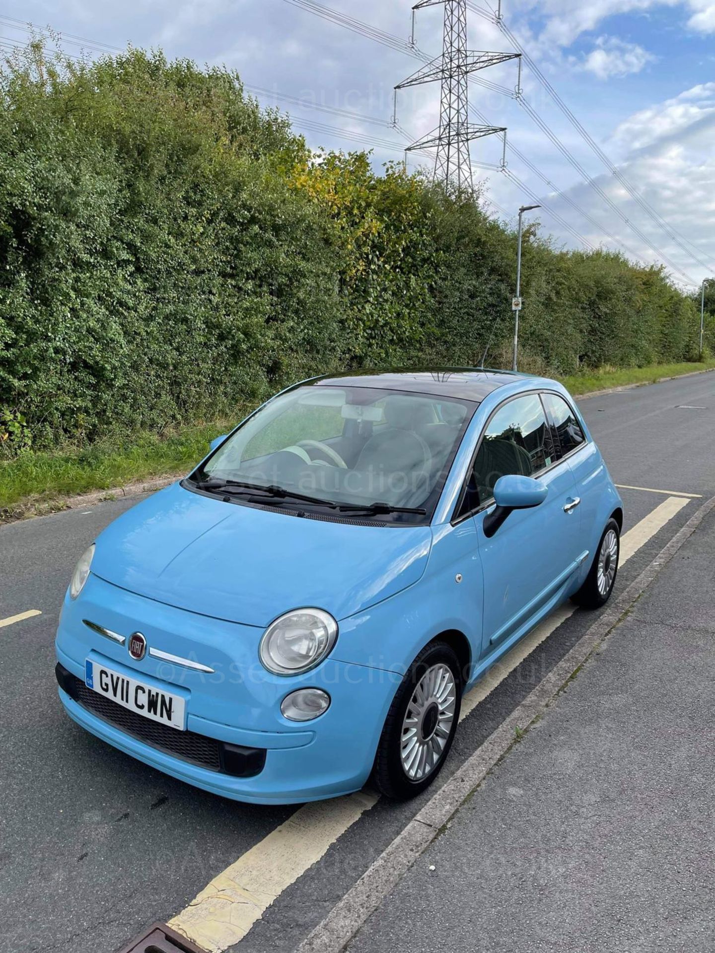 2011 FIAT 500 LOUNGE BLUE HATCHBACK, SHOWING 66K MILES, TWN AIR START/STOP MODEL *NO VAT* - Image 4 of 17