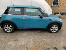 2009/59 MINI ONE 1.4 PETROL, SHOWING 95K MILES, FITTED ALLOYS, AIR CON, 2 KEYS *NO VAT*