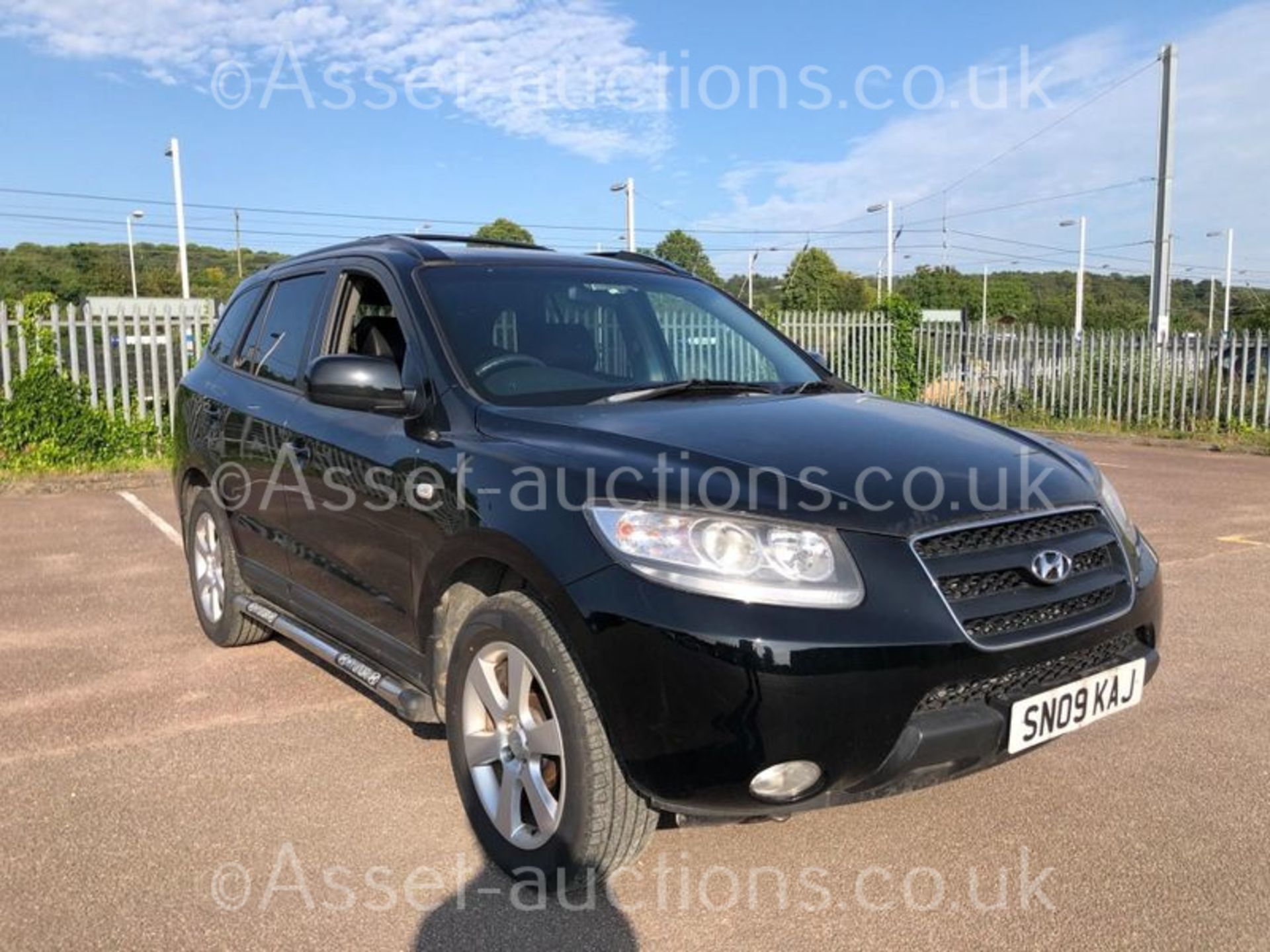 2009 HYUNDAI SANTA FE AUTO 7 SEATER BLACK ESTATE, 2.2 DIESEL ENGINE, 136K MILES *NO VAT*