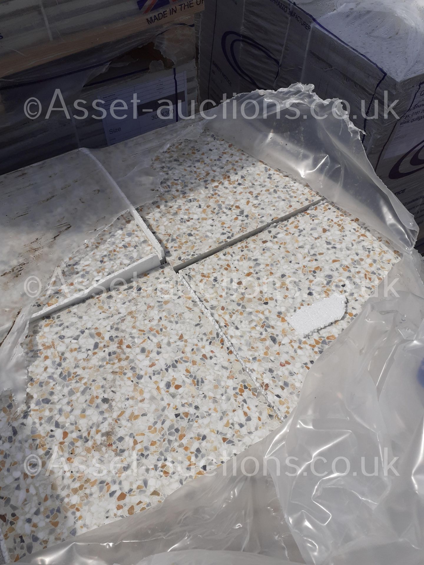 1 PALLET OF BRAND NEW TERRAZZO COMMERCIAL FLOOR TILES (TDE9), COVERS 24 SQUARE YARDS *PLUS VAT* - Image 3 of 6