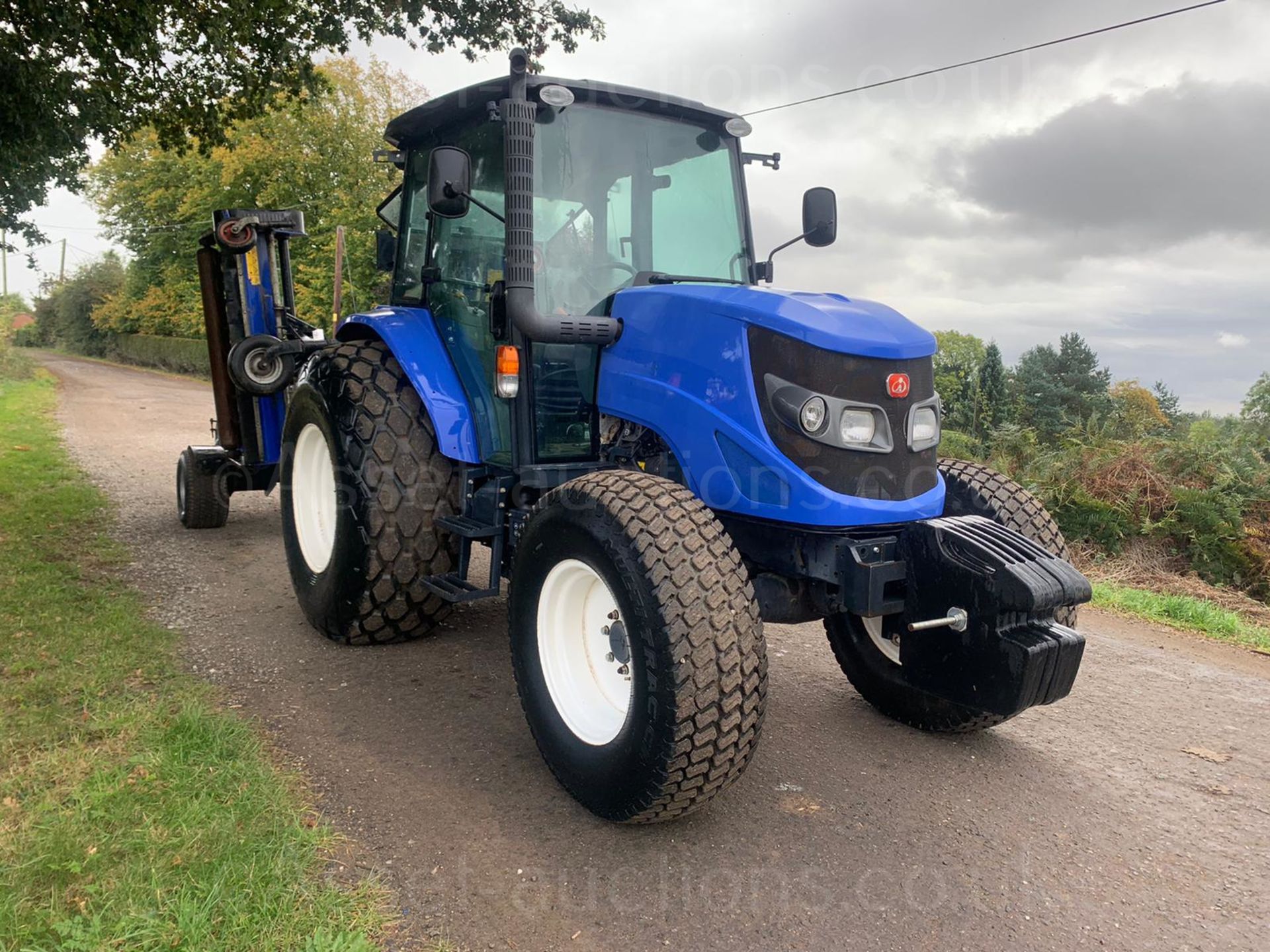 2014 ISEKI TJA8080 86hp 4WD TRACTOR, RUNS DRIVES AND WORKS, SHOWING A LOW AN GENUINE 960 HOURS - Image 2 of 20