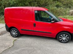 2013 FIAT DOBLO 16V MULTIJET RED PANEL VAN, LOW MILEAGE 29,599 MILES, 1.2 DIESEL *NO VAT*