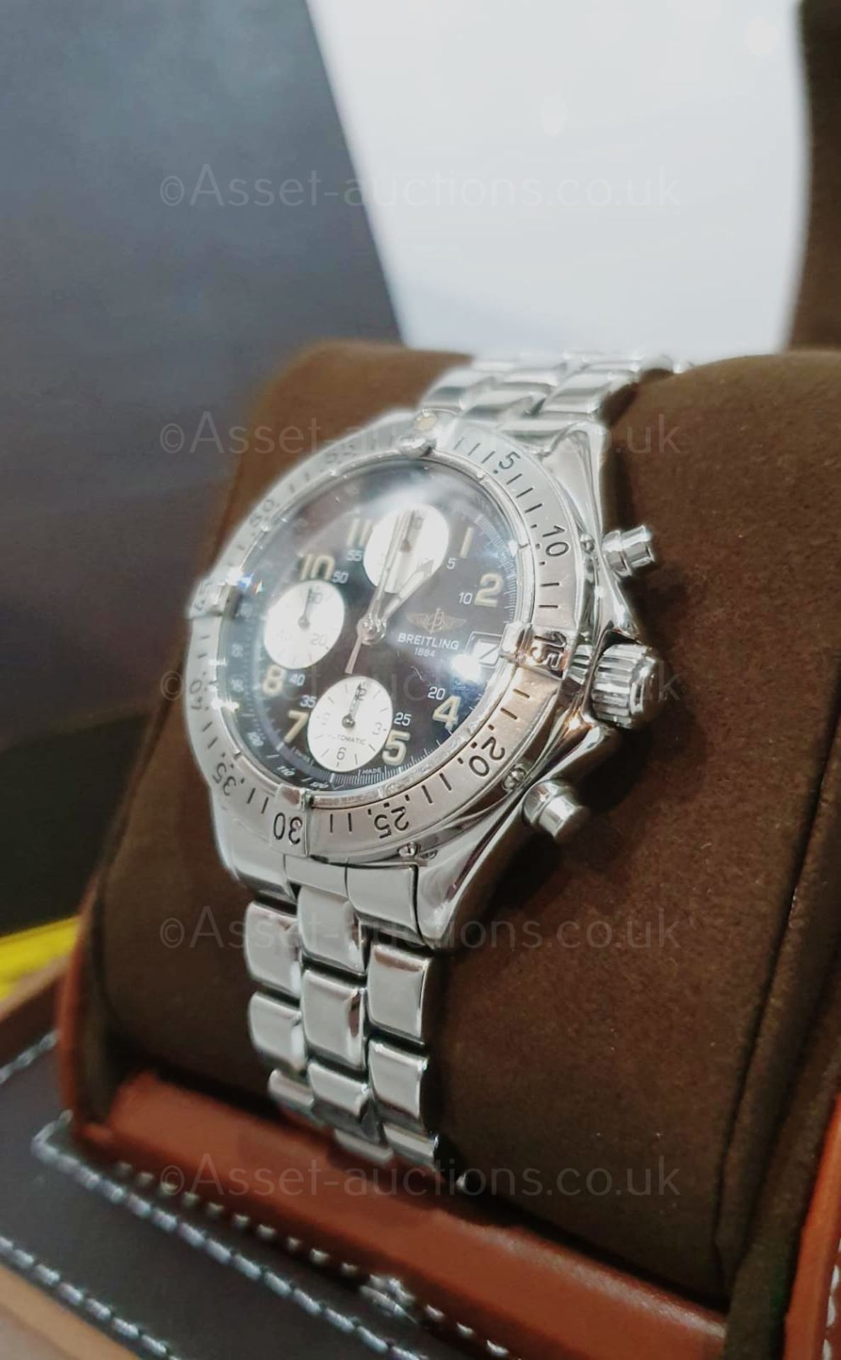 BREITLING CHRONOGRAPH MENS WATCH MINT CONDITION *NO VAT* - Image 4 of 10