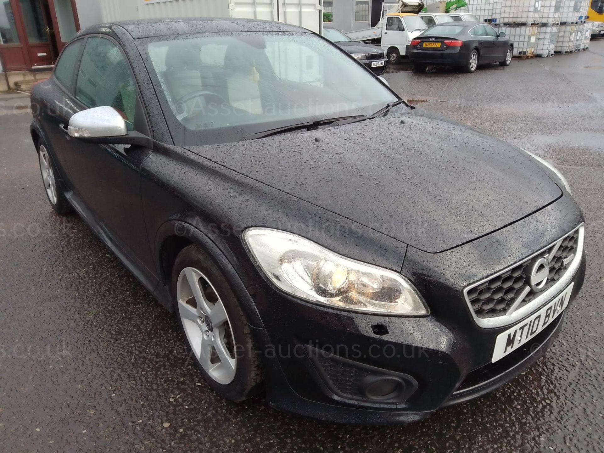 2010 VOLVO C30 R-DESIGN DRIVE D BLACK HATCHBACK, 1560cc DIESEL, 102,779 MILES WITH FSH *NO VAT* - Image 2 of 12