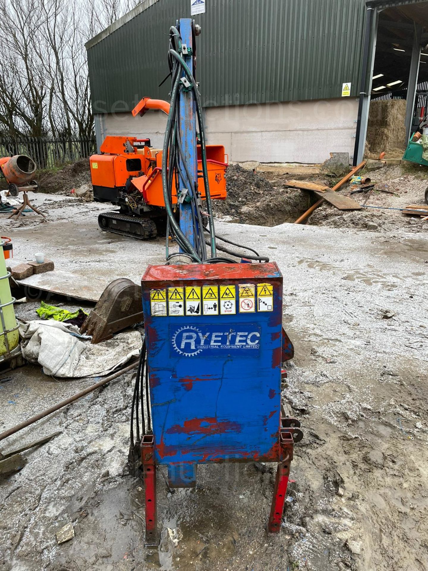 2005 RYETEC SL420H HEDGE CUTTER, SUITABLE FOR 3 POINT LINKAGE, CABLE CONTROLLED, PTO DRIVEN - Image 8 of 16