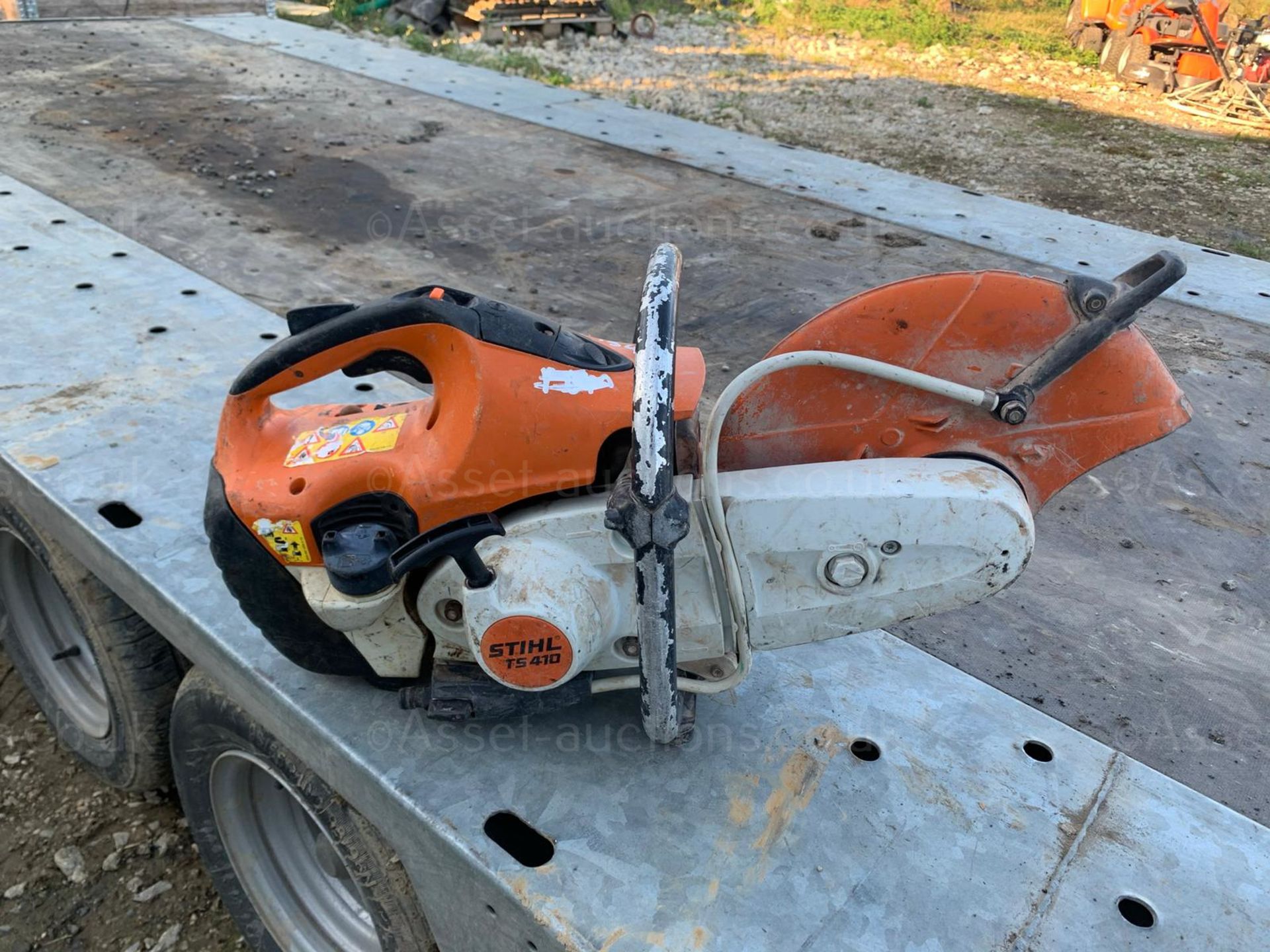 2017 STIHL TS410 DISC CUTTER, GOOD COMPRESSION, NO BLADE *PLUS VAT*