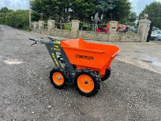 NEW AND UNUSED 2020 4WD SELF PROPELLED WALK BEHIND PETROL MINI DUMPER, MANUALS INCLUDED *PLUS VAT*