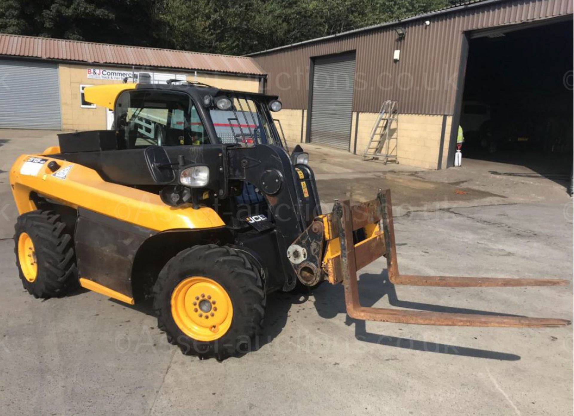 2014 JCB 515-40 TELEHANDLER FORKLIFT 4x4 4 WHEEL STEERING WITH FRONT BUCKET AND FORKS *PLUS VAT* - Image 2 of 17