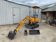 MINI EXCAVATOR RHINOCEROS XN08 SERIES 4+, BRAND NEW, YEAR 2021, LATEST MODEL, CE MARKED, 3 BUCKETS