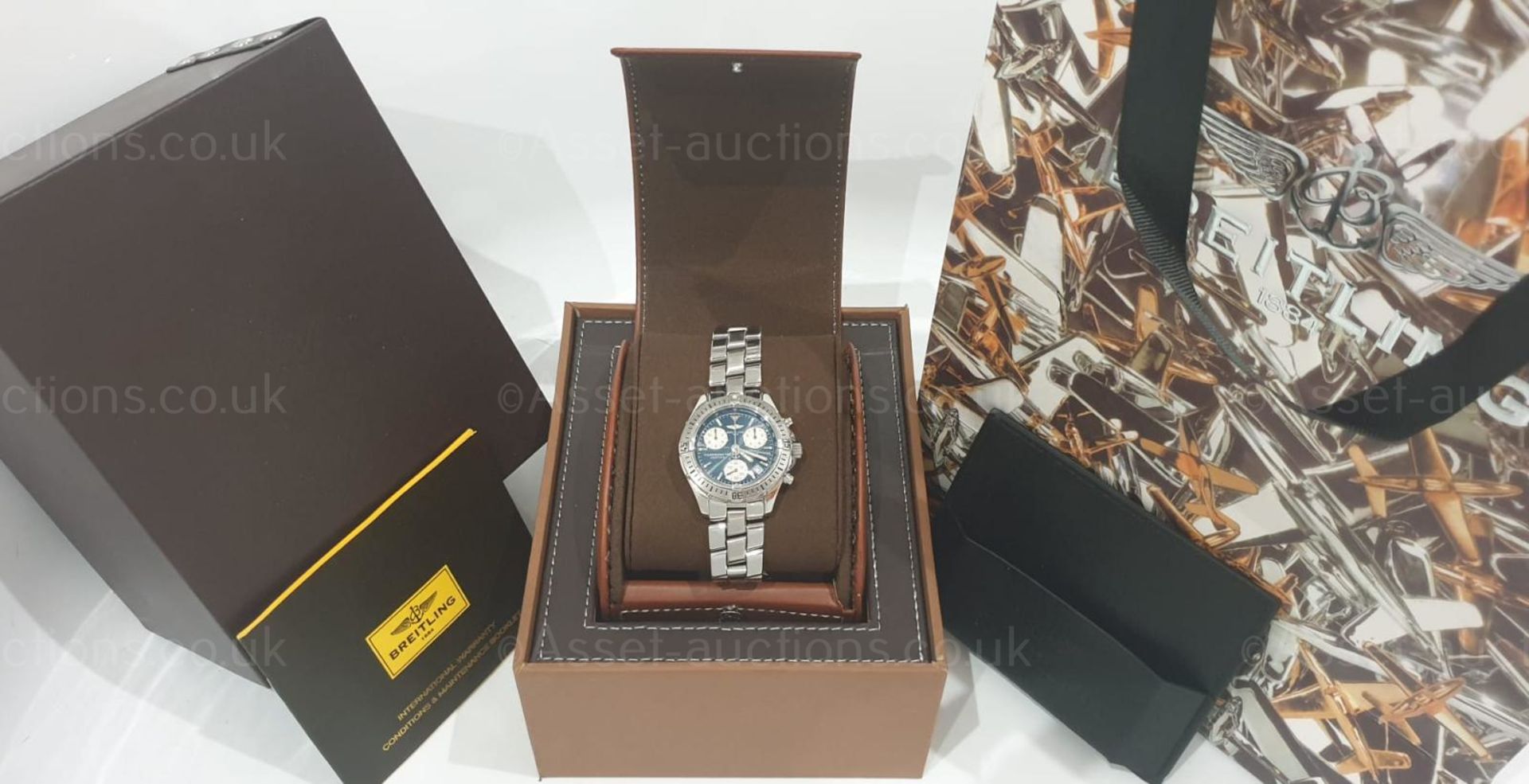 BREITLING CHRONOGRAPH MENS SWISS WATCH *NO VAT* - Image 2 of 9