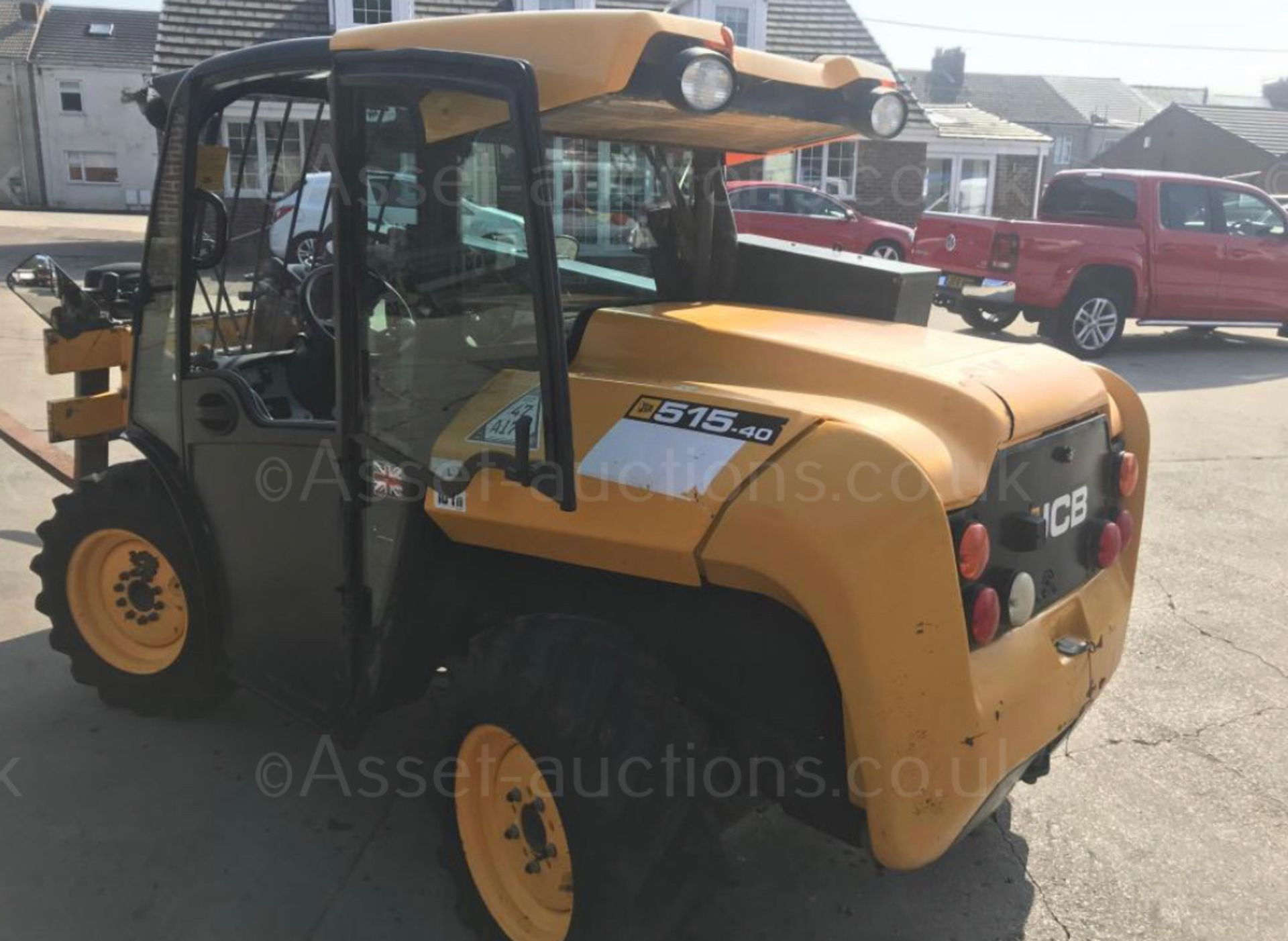 2014 JCB 515-40 TELEHANDLER FORKLIFT 4x4 4 WHEEL STEERING WITH FRONT BUCKET AND FORKS *PLUS VAT* - Image 7 of 17