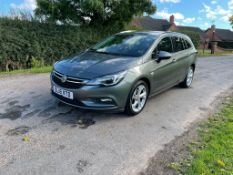 2018 VAUXHALL ASTRA SRI NAV CDTI S/S GREY ESTATE, SHOWING 29,146 MILES, 1.6 DIESEL *NO VAT*