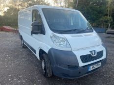 2012 PEUGEOT BOXER 330 SWB WHITE PANEL VAN, 2.2 DIESEL, 100K MILES, PLY LINED *NO VAT*