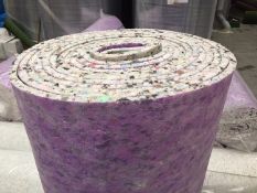 5 ROLLS OF SUPER LUXURY 12mm CARPET UNDERLAY, 15sqm ROLLS *PLUS VAT*