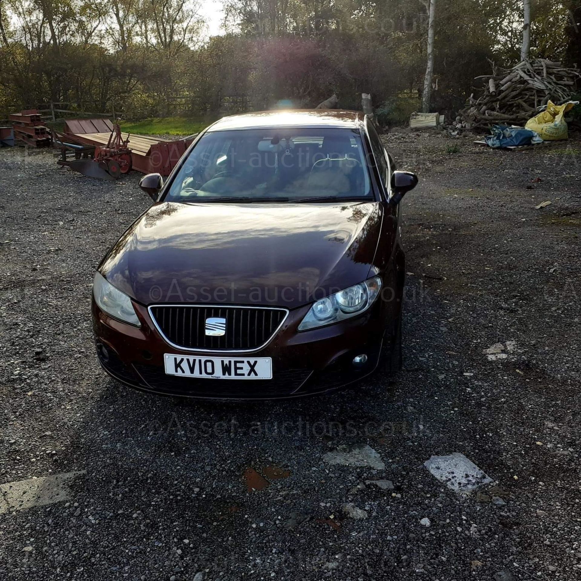 2010 SEAT EXEO SE CR TDI RED SALOON, 2.0 DIESEL ENGINE, SHOWING 152K MILES *NO VAT* - Image 2 of 6