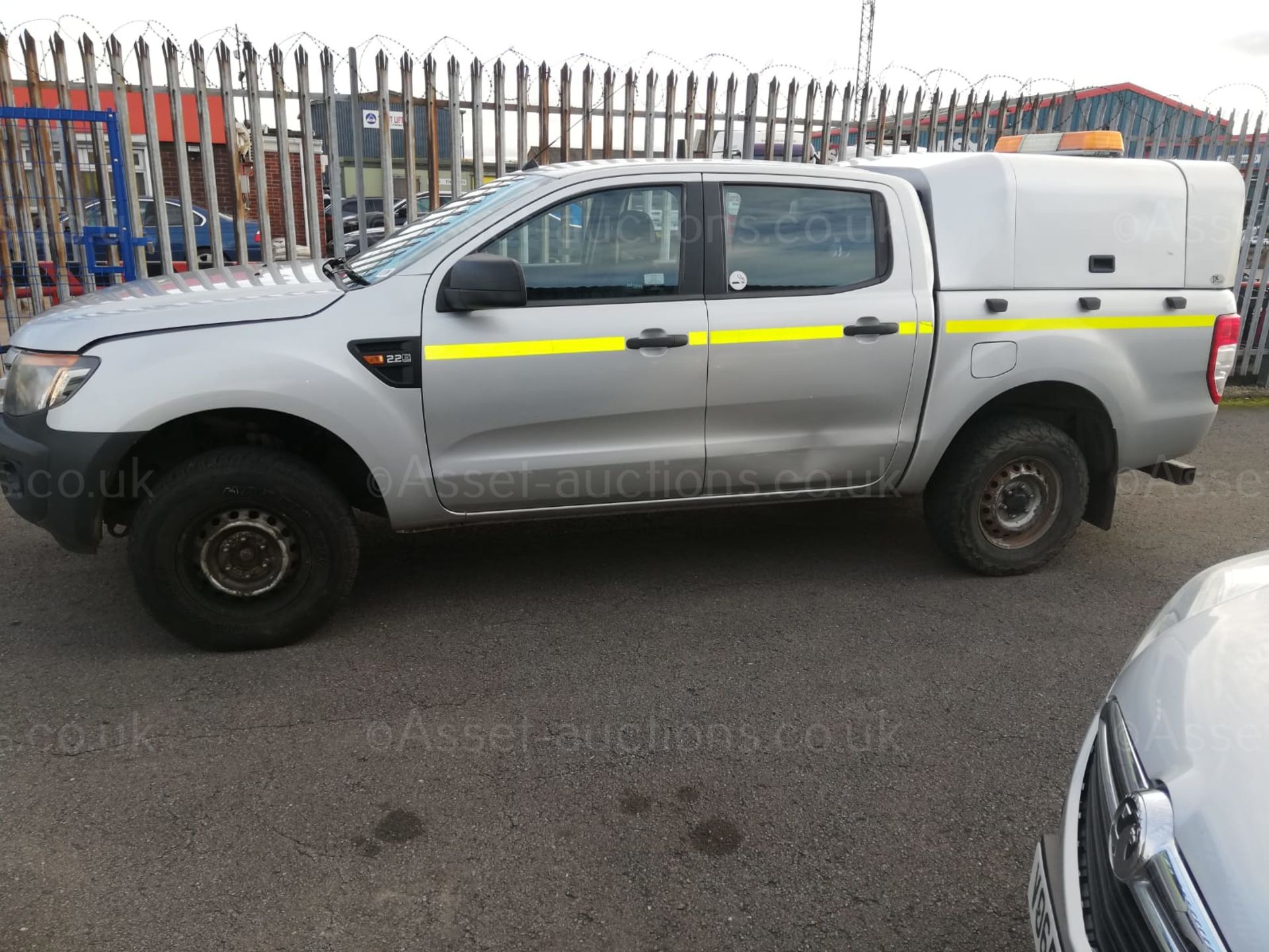 2012/62 FORD RANGER XL 4X4 TDCI SILVER PICK UP, SHOWING 135K MILES, 2.2 DIESLE *PLUS VAT* - Image 4 of 10