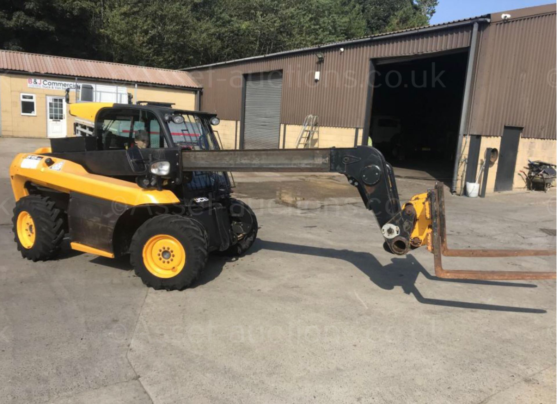 2014 JCB 515-40 TELEHANDLER FORKLIFT 4x4 4 WHEEL STEERING WITH FRONT BUCKET AND FORKS *PLUS VAT* - Image 3 of 17