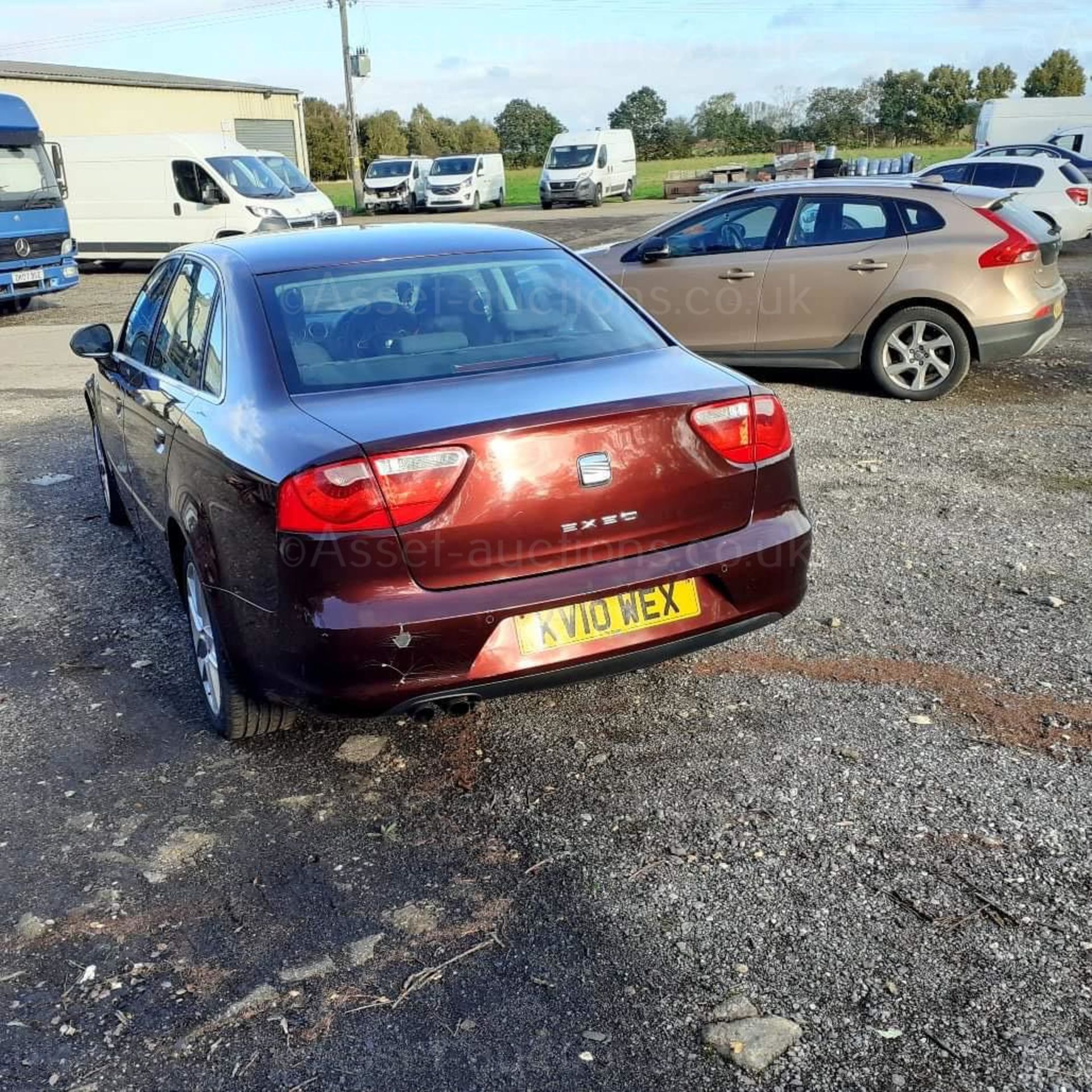 2010 SEAT EXEO SE CR TDI RED SALOON, 2.0 DIESEL ENGINE, SHOWING 152K MILES *NO VAT* - Image 6 of 6