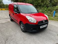 2013 FIAT DOBLO 16V MULTIJET RED PANEL VAN, LOW MILEAGE 29,599 MILES, 1.2 DIESEL *NO VAT*