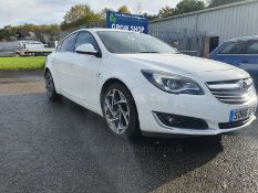 2016/66 VAUXHALL INSIGNIA SRI NAV VXLNE CDTI SS WHITE HATCHBACK, SHOWING 118,544 MILES *NO VAT*