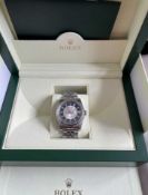 2008 ROLEX DATEJUST 116234 TUXEDO DIAL MENS WRIST WATCH - BOX AND CERTIFICATE OF AUTHENTICITY