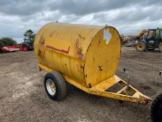 TRAILER ENGINEERED 3000 LITRE SINGLE AXLE BOWSER TRAILER, TOWS WELL, GOOD TYRES *PLUS VAT*