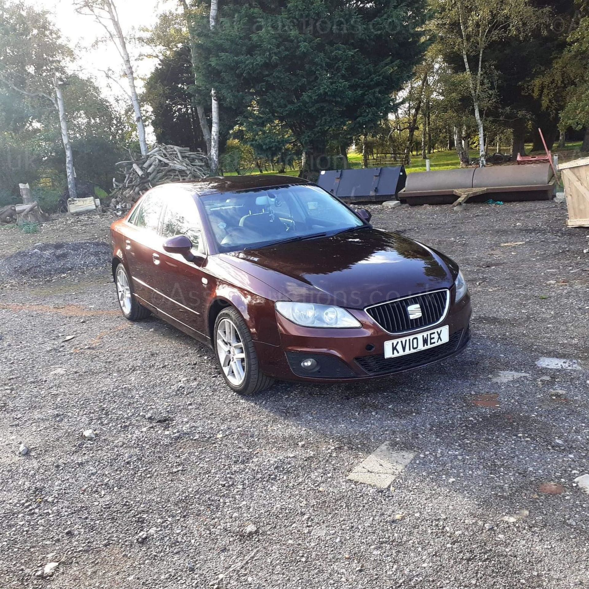 2010 SEAT EXEO SE CR TDI RED SALOON, 2.0 DIESEL ENGINE, SHOWING 152K MILES *NO VAT*