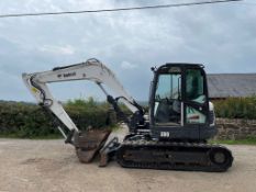 2013 BOBCAT E80 8 TON EXCAVATOR, RUNS DRIVES AND DIGS WELL, SHOWING A GENUINE 5730 HOURS *PLUS VAT*