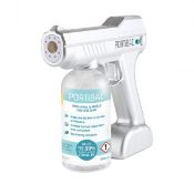 8 x SILVER PORTIBAC SPRAY GUNS, C/W 800ml SOLUTION, CARRY CASE, WINDOW STICKERS, WARRANTY *PLUS VAT*