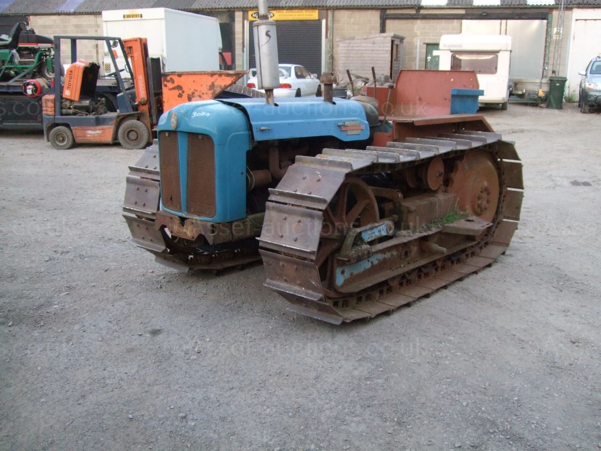 FORDSON COUNTY CRAWLER, FORDSON MAJOR DIESEL TRACTOR WITH THE COUNTY CRAWLER CONVERSION *PLUS VAT*