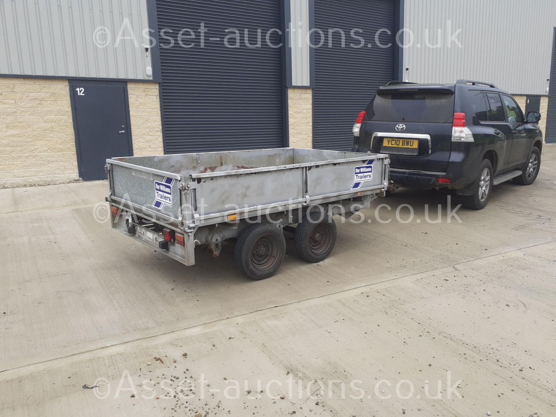 IFOR WILLIAMS LM85G FLAT BED TRAILER WITH SIDES *NO VAT* - Image 7 of 10