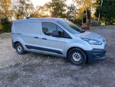 2014/64 FORD TRANSIT CONNECT 240 SILVER LWB DOG VAN, 73K MILES WITH FSH, 2 LARGE DOG CAGES *PLUS VAT