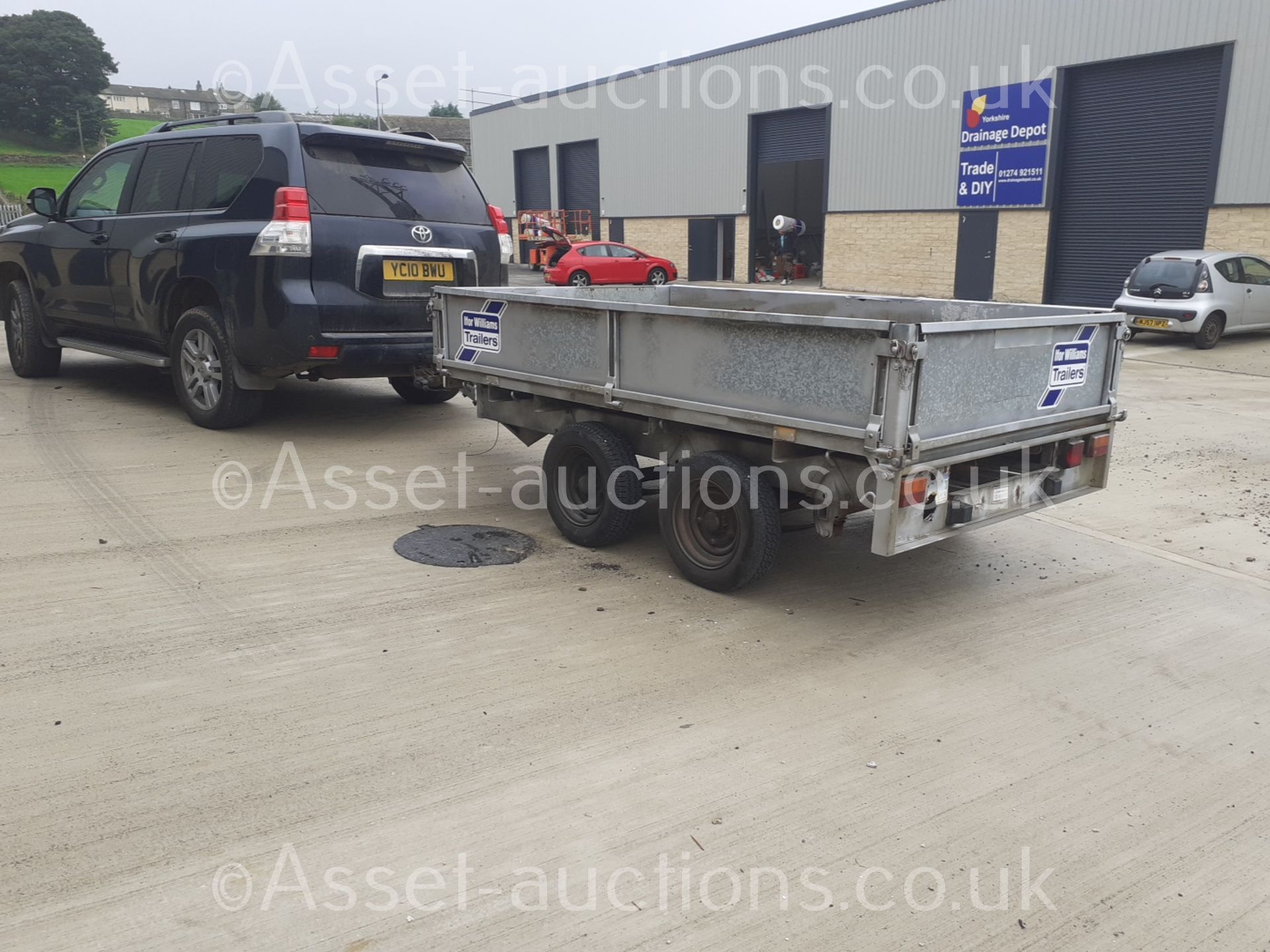IFOR WILLIAMS LM85G FLAT BED TRAILER WITH SIDES *NO VAT* - Image 3 of 10