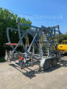 2014 TWIN ACLE PIPE TRAILER LTD HYPOWER 500, ALL WORKS, TOWS WELL *PLUS VAT*