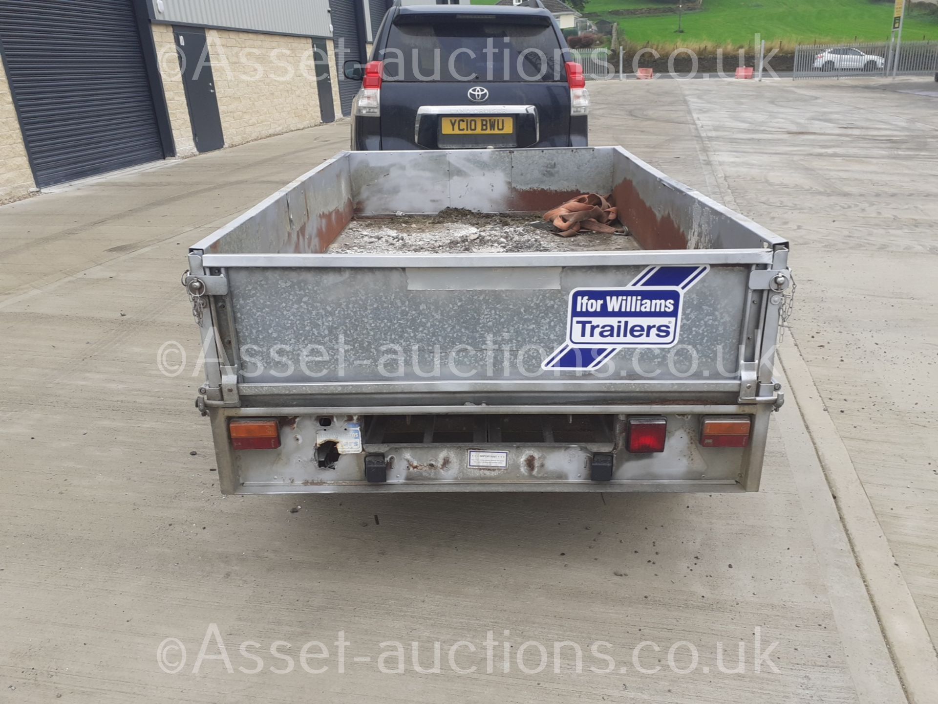 IFOR WILLIAMS LM85G FLAT BED TRAILER WITH SIDES *NO VAT* - Image 5 of 10
