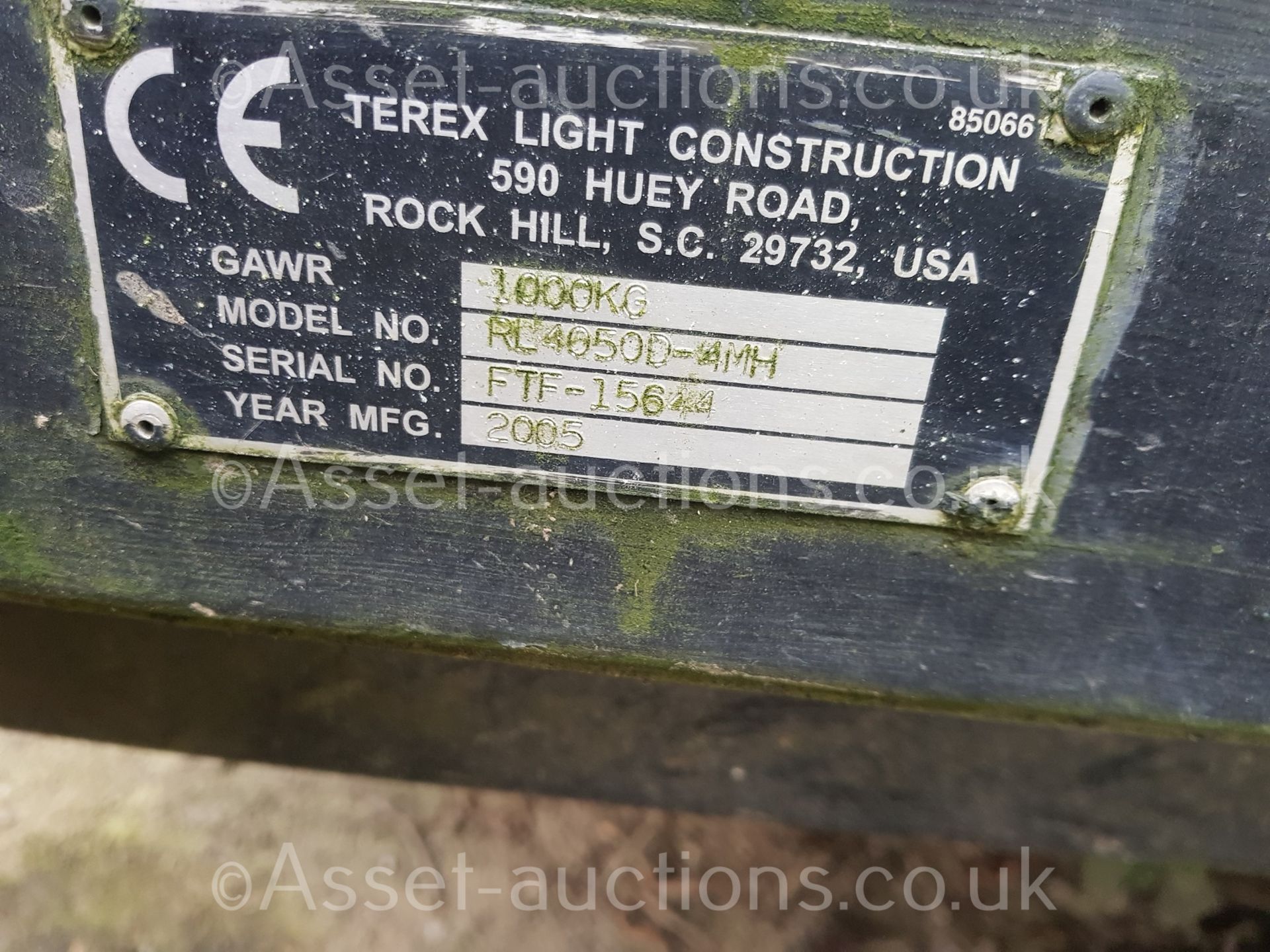 2005 TEREX RL4000 LIGHTING TOWER, STARTS AND RUNS *PLUS VAT* - Image 5 of 12