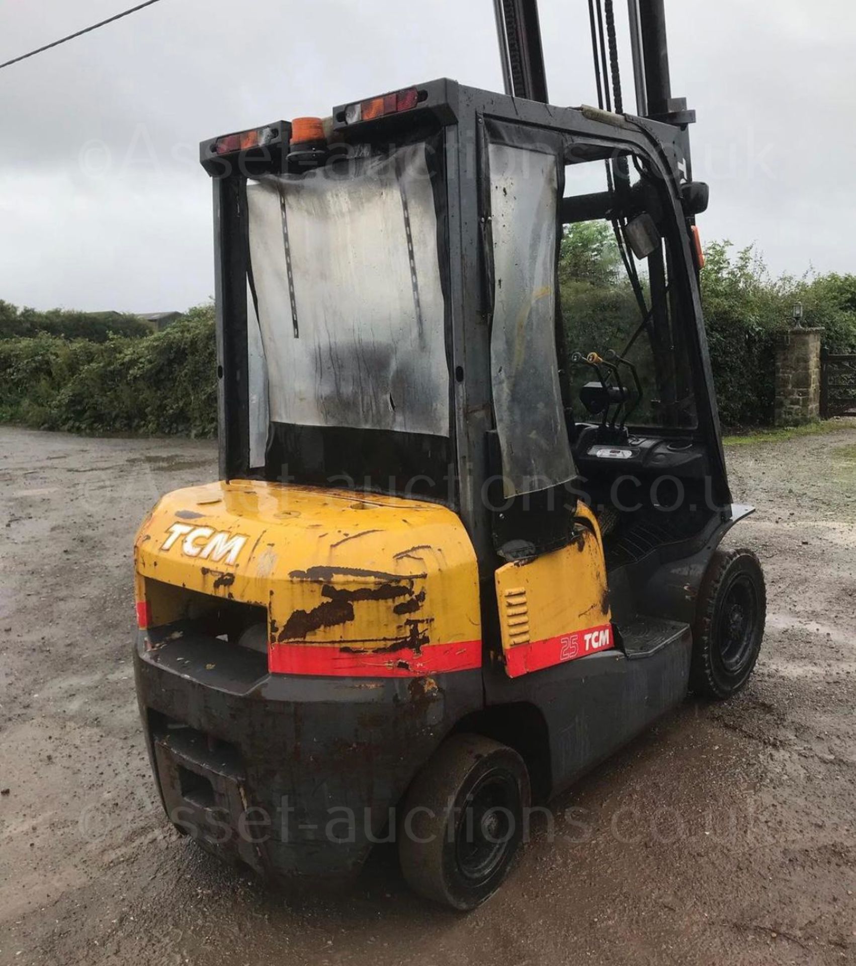 2007 TCM 25 FORKLIFT, RUNS, DRIVES AND LIFTS, 2.5 TON, SIDE SHIFT, LOW 7700 HOURS *PLUS VAT* - Image 4 of 5
