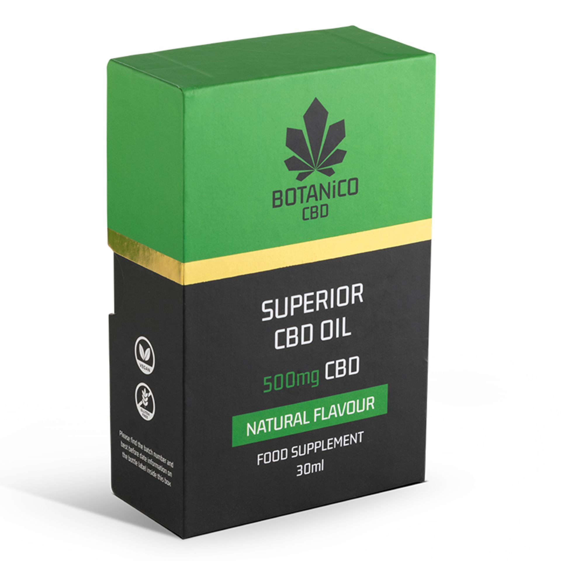 50 BOTTLES OF 30ml 500mg CBD, 25 x NATURAL, 25 x MINT, RRP £2250 *PLUS VAT* - Image 3 of 5