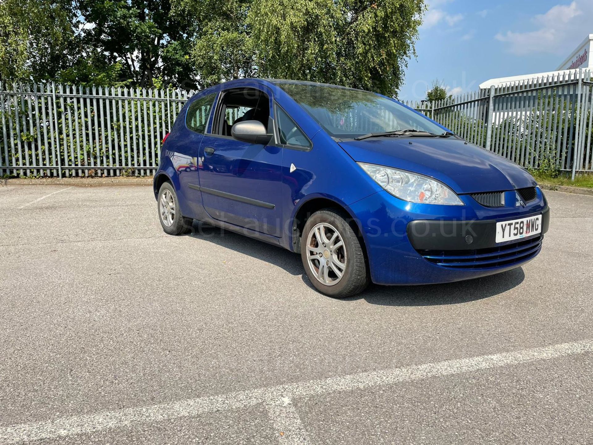 2008 MITSUBISHI COLT ATTIVO BLUE 3 DOOR HATCHBACK, 1.1 PETROL, 77,036 MILES *NO VAT*