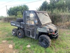 2015 POLARIS RANGER 800 EFI 6x6 BUGGI WITH 4 DUO REAR WHEELS, RUNS AND DRIVES *PLUS VAT*