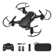 NEW & UNUSED DRONE X PRO WIFI FPV 4K HD CAMERA FOLDABLE RC QUADCOPTER + CASE/ BAG *NO VAT*