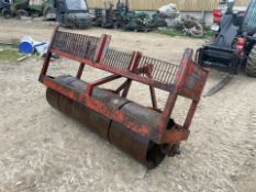 RED FLAT DRUM ROLLER, SUITABLE FOR COMPACT TRACTOR, 3 POINT LINKAGE *PLUS VAT*