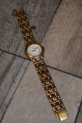 ESQ SWISS WATER RESISTANT QUARTZ MOVEMENT WRIST WATCH, APPROX 25MM FACE *NO VAT*