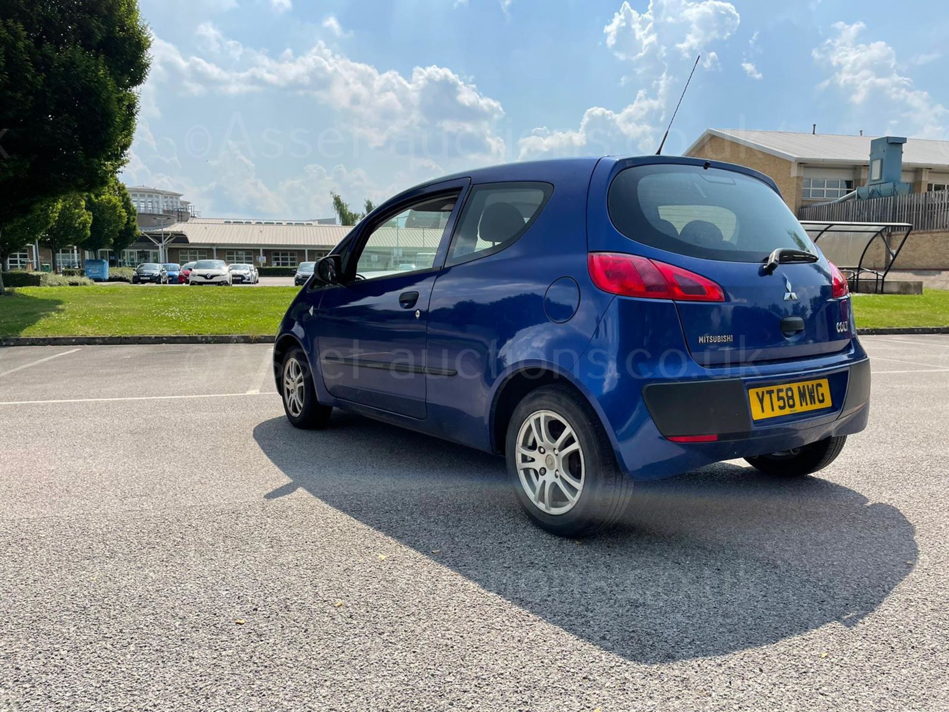 2008 MITSUBISHI COLT ATTIVO BLUE 3 DOOR HATCHBACK, 1.1 PETROL, 77,036 MILES *NO VAT* - Image 4 of 10